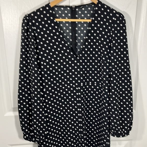 Zara wide legged polka dot jumpsuit. Size small - Picture 3 of 11